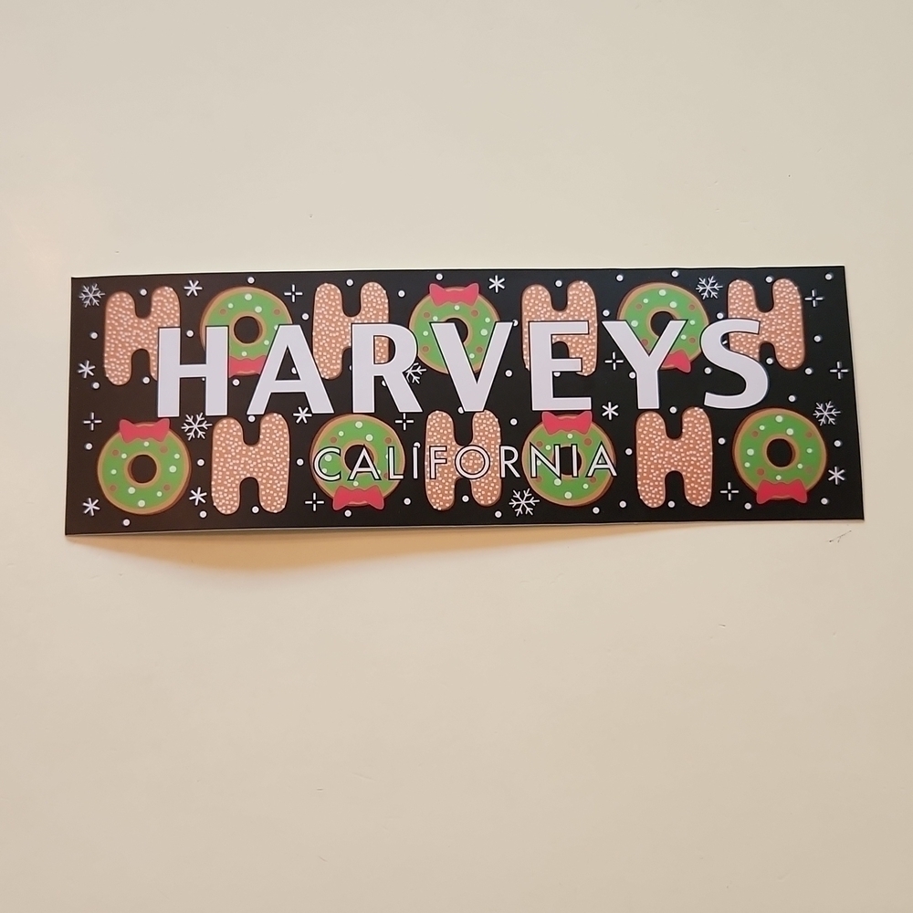 Harveys Seatbelt Ho holiday bumper Sticker